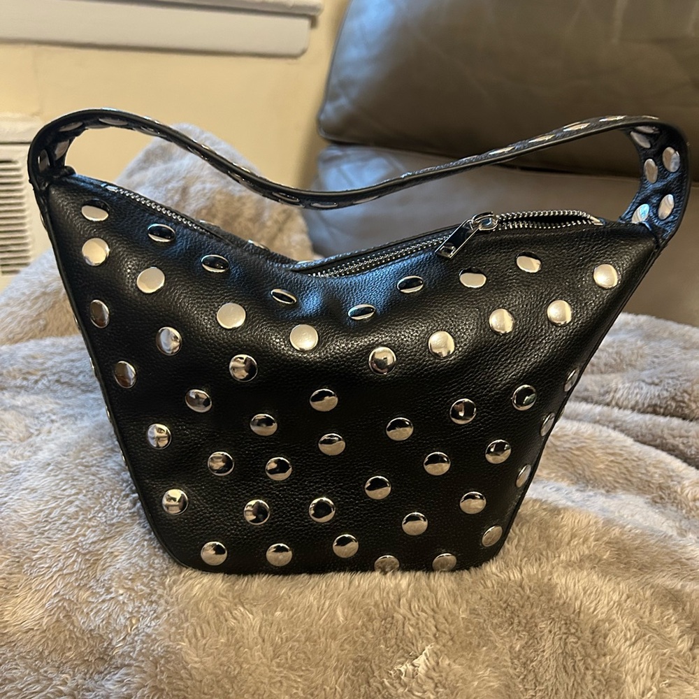 Walter Baker Black Studded Bag